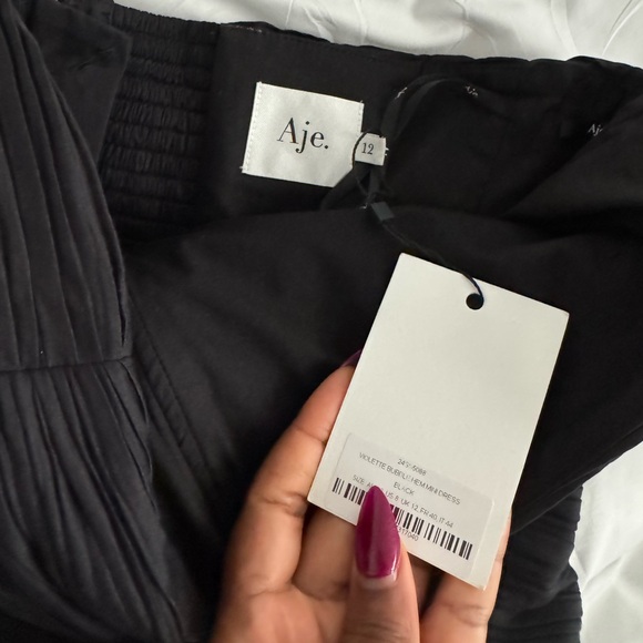 Aje Violette Bubble Hem Mini Dress - brand new - Picture 3 of 9